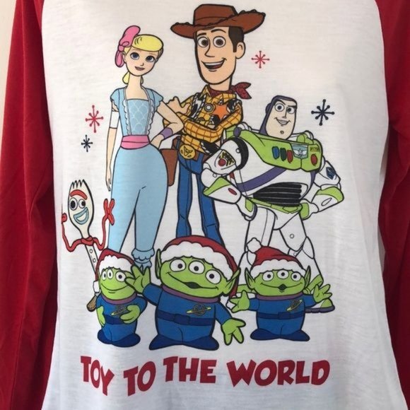 Christmas PJ S L Disney Toy story fleece holiday pajamas - Picture 5 of 8